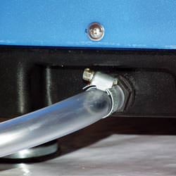 A self-draining crawl space dehumidifier connected to a sump pump system in Incline Village