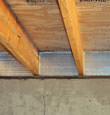 SilverGlo™ insulation installed in a floor joist in Carnelian Bay