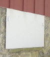 head-on view of one of our doors installed in Sierraville for crawl spaces