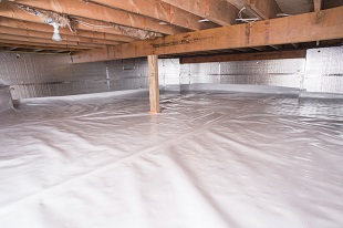 crawl space vapor barrier in Incline Village installed by our contractors