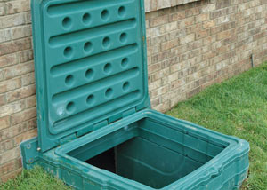lockable crawl space access door installed in Sun Valley