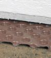 crawl space insulation installed in Kings Beach over our extra large drainage matting