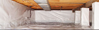 an encapsulated crawl space system in Incline Village